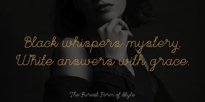 Bouvardia Font Poster 7