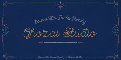 Bouvardia Font Poster 8
