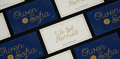 Bouvardia Font Poster 6