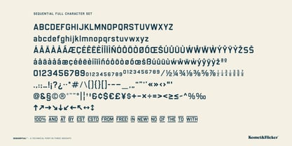 Sequential Font Poster 12