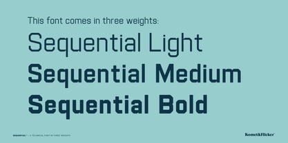 Sequential Font Poster 2