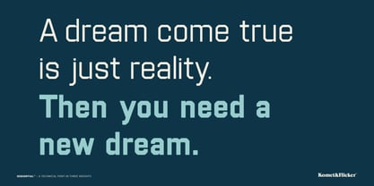 Sequential Font Poster 10