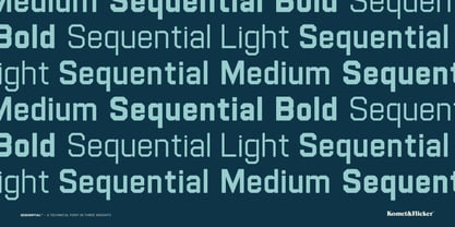 Sequential Font Poster 4