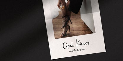 Romantic Whispers Font Poster 4