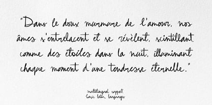 Romantic Whispers Font Poster 6