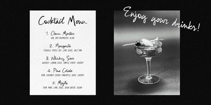 Romantic Whispers Font Poster 9