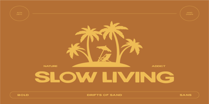 Drifts Of Sand Font Poster 4