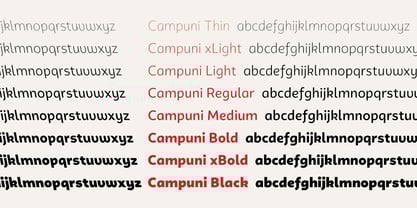 Campuni Font Poster 12