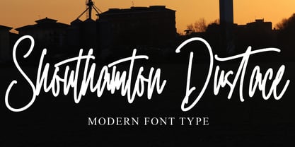 Shouthamton Dusthance Font Poster 1