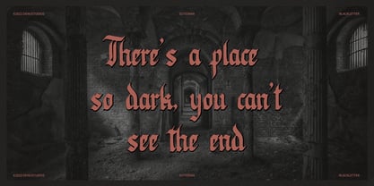 Sylterina Stamped Font Poster 4