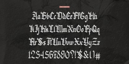 Sylterina Stamped Font Poster 10