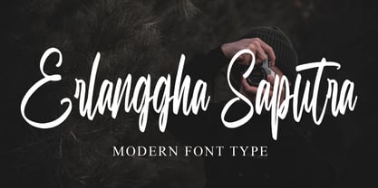 Erlanggha Saputra Font Poster 1