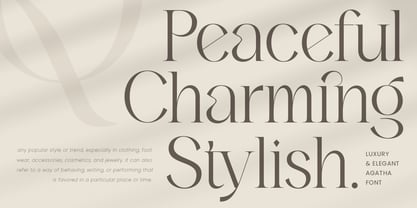 Algatha Font Poster 6