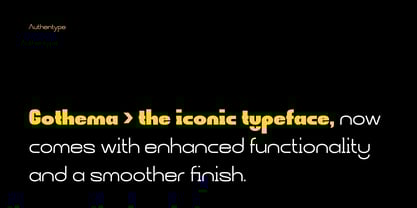 Gothema Font Poster 4