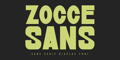 MC Zocce Font Poster 1