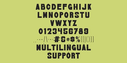 MC Zocce Font Poster 8