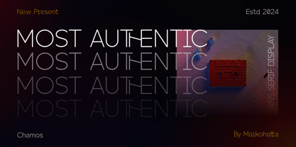 Chamos Font Poster 5