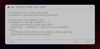 Chamos Font Poster 6