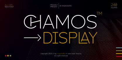 Chamos Font Poster 1