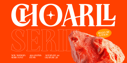 Choarll Font Poster 1