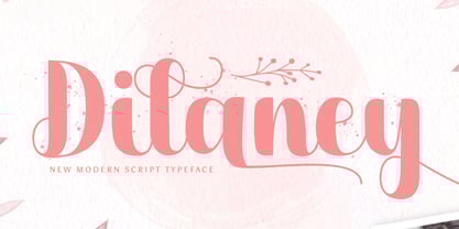 Dilaney Font Poster 1