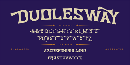Dudlesway Font Poster 1