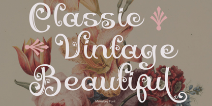 Makulcey Font Poster 7