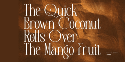 Verbose Font Poster 8