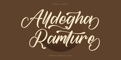 Alldegha Ramture Font Poster 1