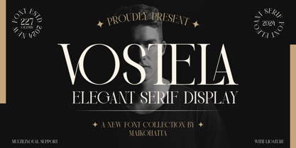 Vostela Font Poster 1