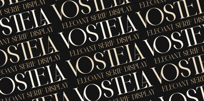 Vostela Font Poster 4