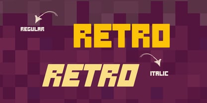 Over Pixel Font Poster 6