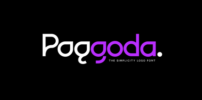 Paggodase Font Poster 1