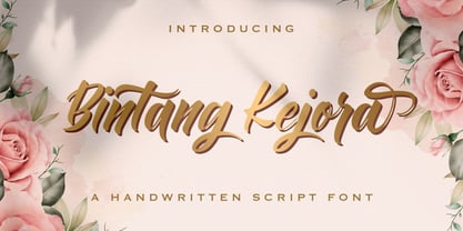 Bintang Kejora Font Poster 1