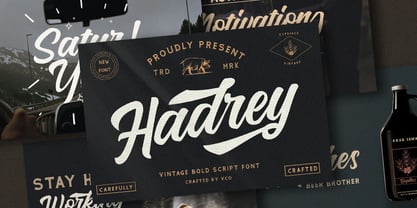 Hadrey Font Poster 3