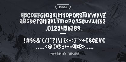 Mizuka Font Poster 8