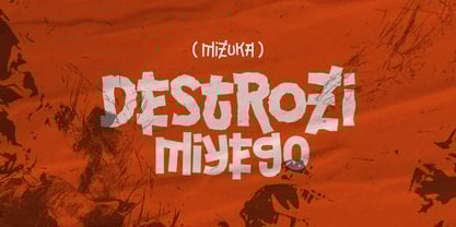 Mizuka Font Poster 4
