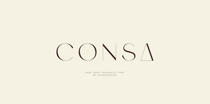 Consa Font Poster 1