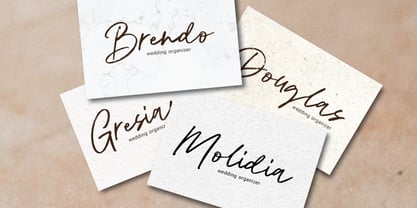 Abesin Signature Font Poster 3