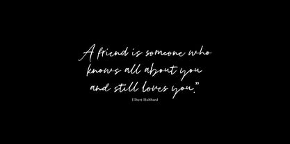 Abesin Signature Font Poster 8