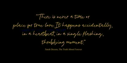 Abesin Signature Font Poster 4