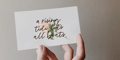 Abesin Signature Font Poster 9