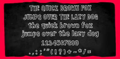 Chalk 3 d Font Poster 4