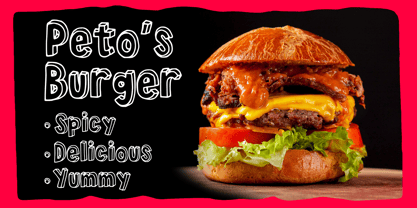 Chalk 3 d Font Poster 2