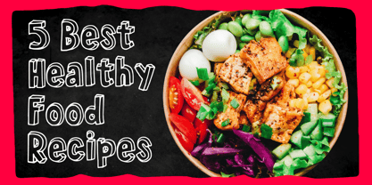 Chalk 3 d Font Poster 3