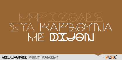 Milwaukee Font Poster 8