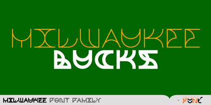 Milwaukee Font Poster 13