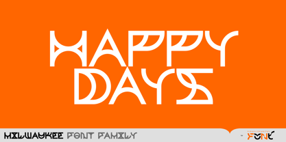 Milwaukee Font Poster 3