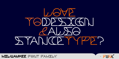 Milwaukee Font Poster 12