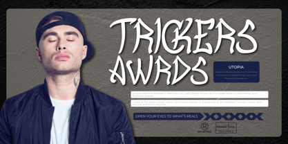 Crack Chaking Font Poster 7